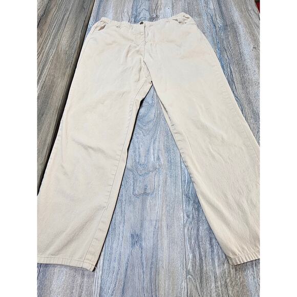 Blair Women's Pants High Rise Elastic Waist Pull Up With Pockets - Picture 1 of 8